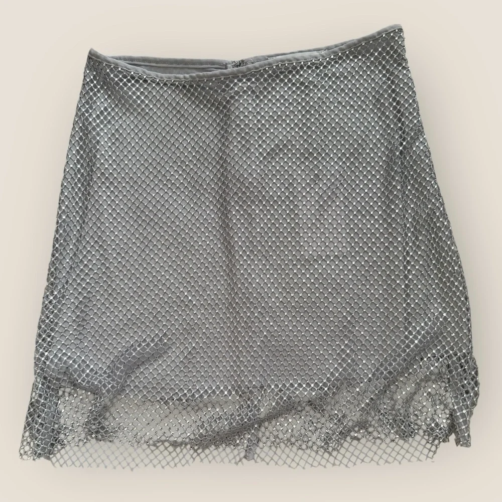 WeWoreWhat - Crystal Mini Skirt – Size 0 (NWT)